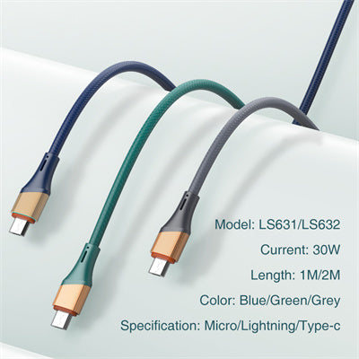 30W Classic PVC USB3.0 Data Cable LS631