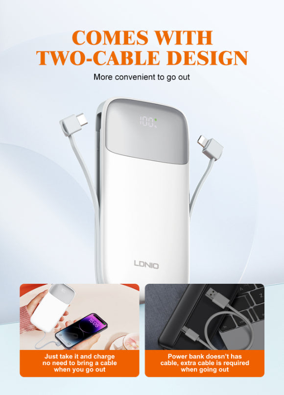 20000mAh 22.5W fast charging Power Bank PQ19/PQ20
