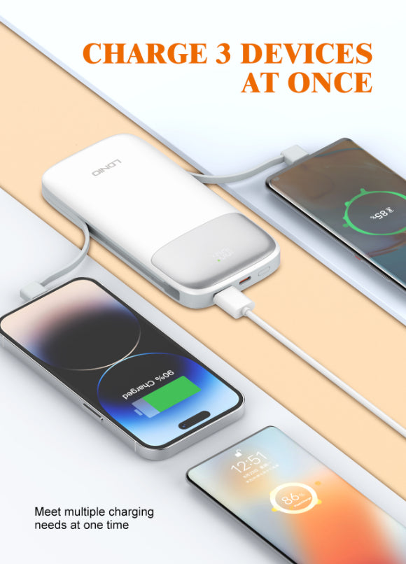 20000mAh 22.5W fast charging Power Bank PQ19/PQ20