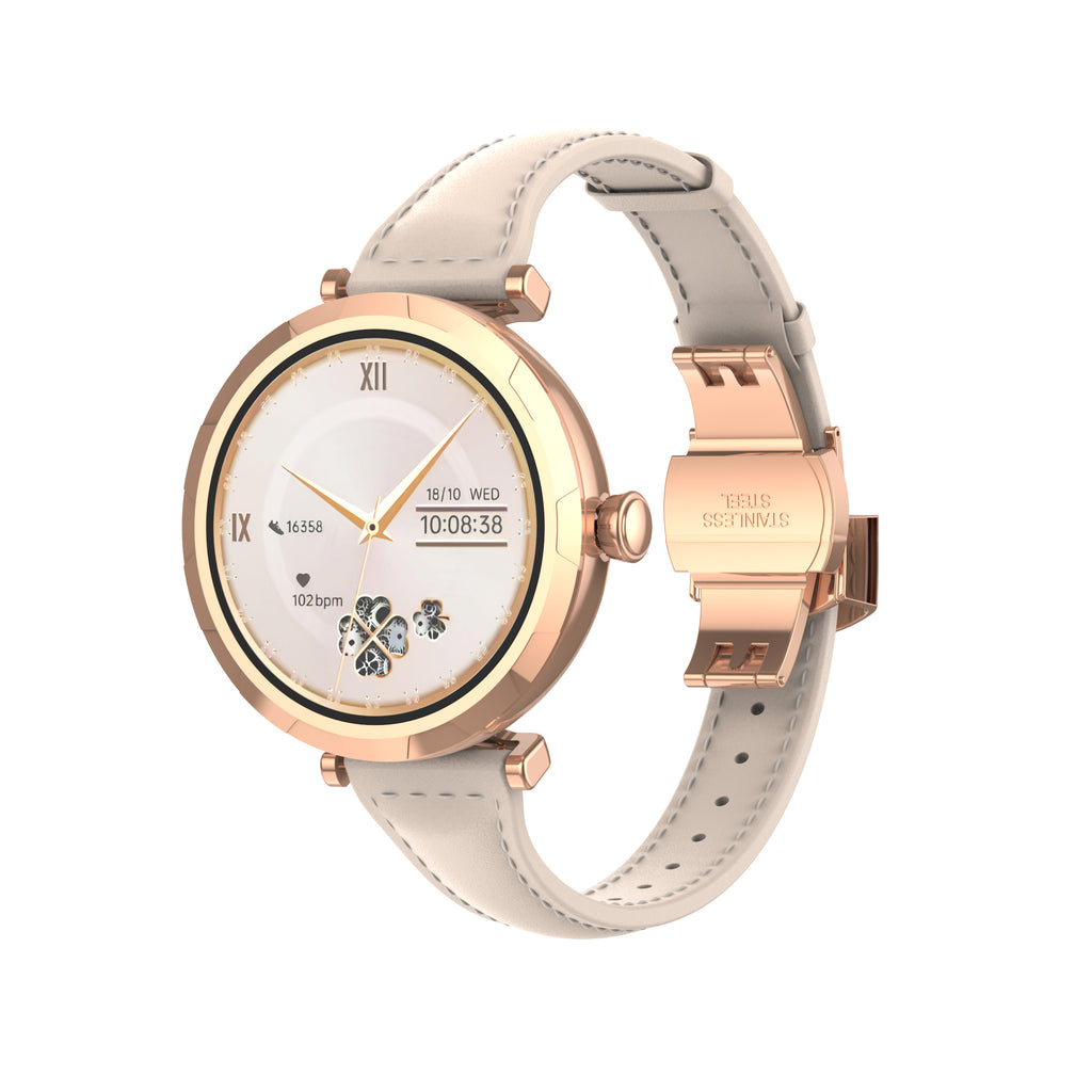 Compact and round smartwatch SW02