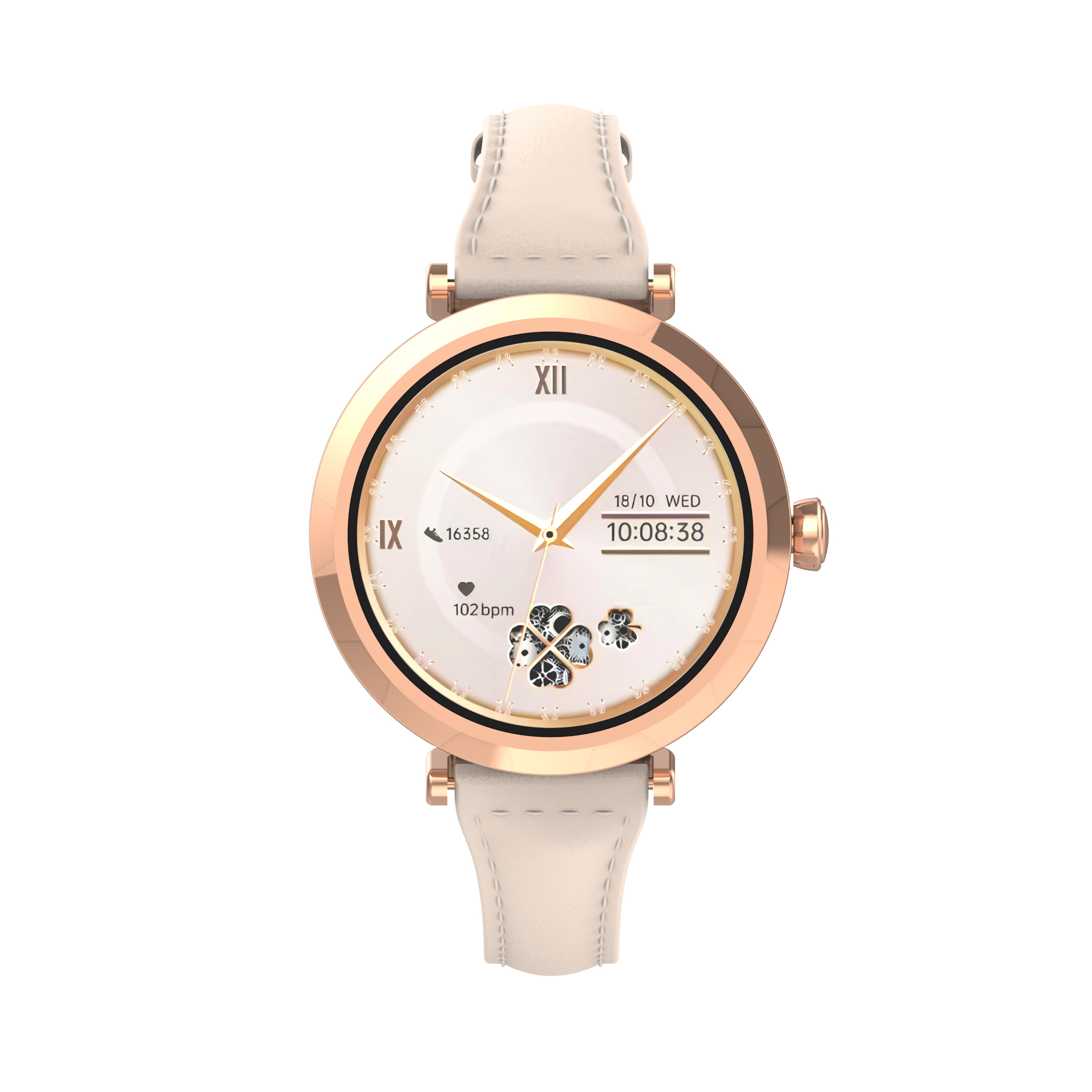 Compact and round smartwatch SW02