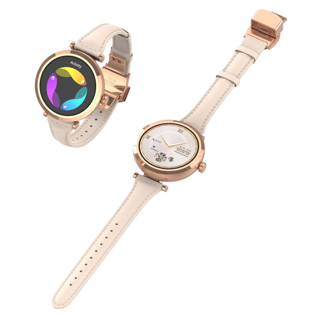 Compact and round smartwatch SW02