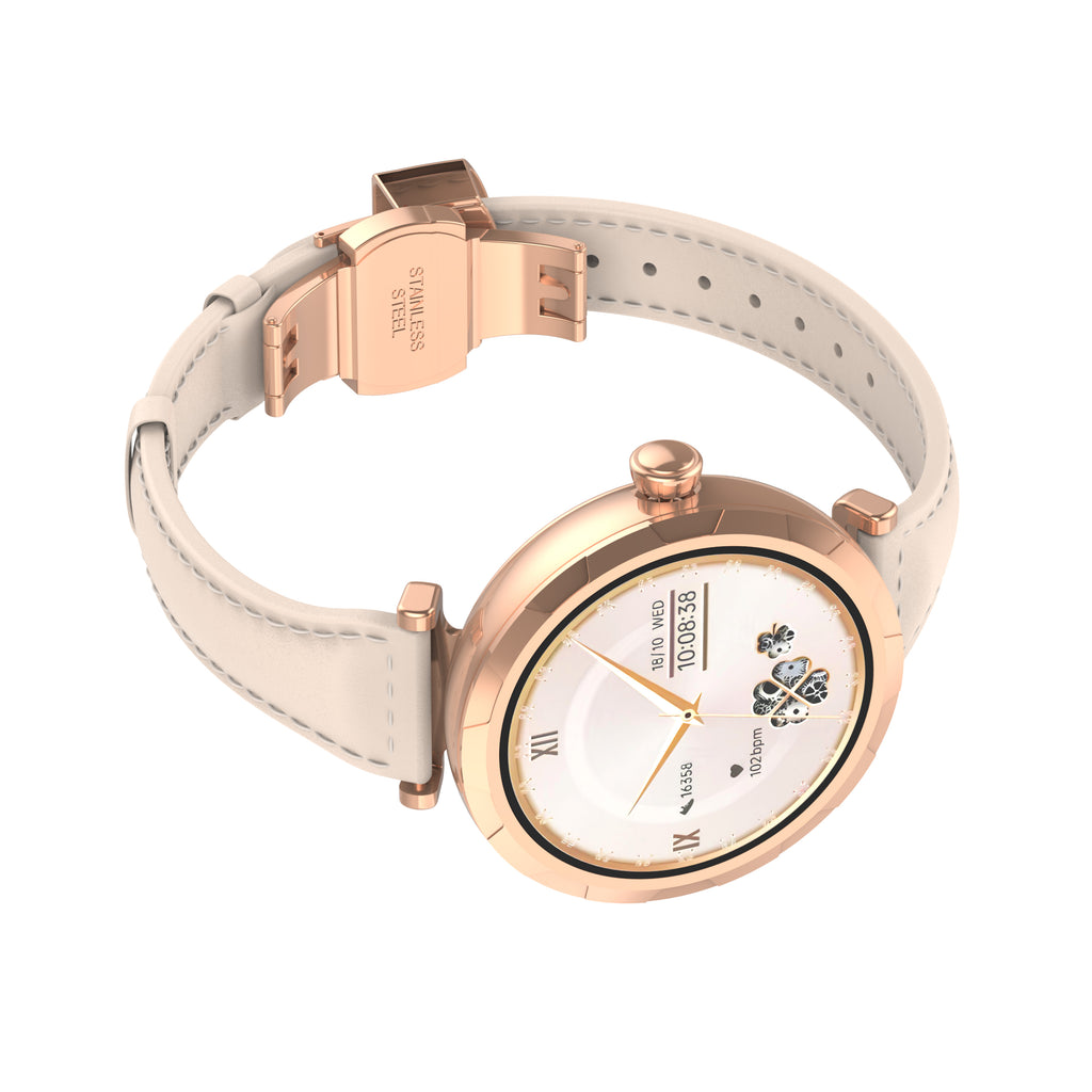 Compact and round smartwatch SW02