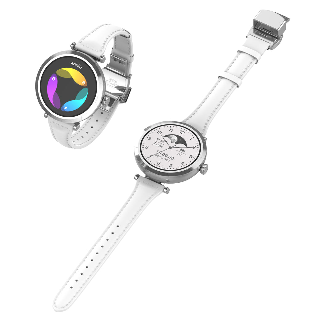 Compact and round smartwatch SW02